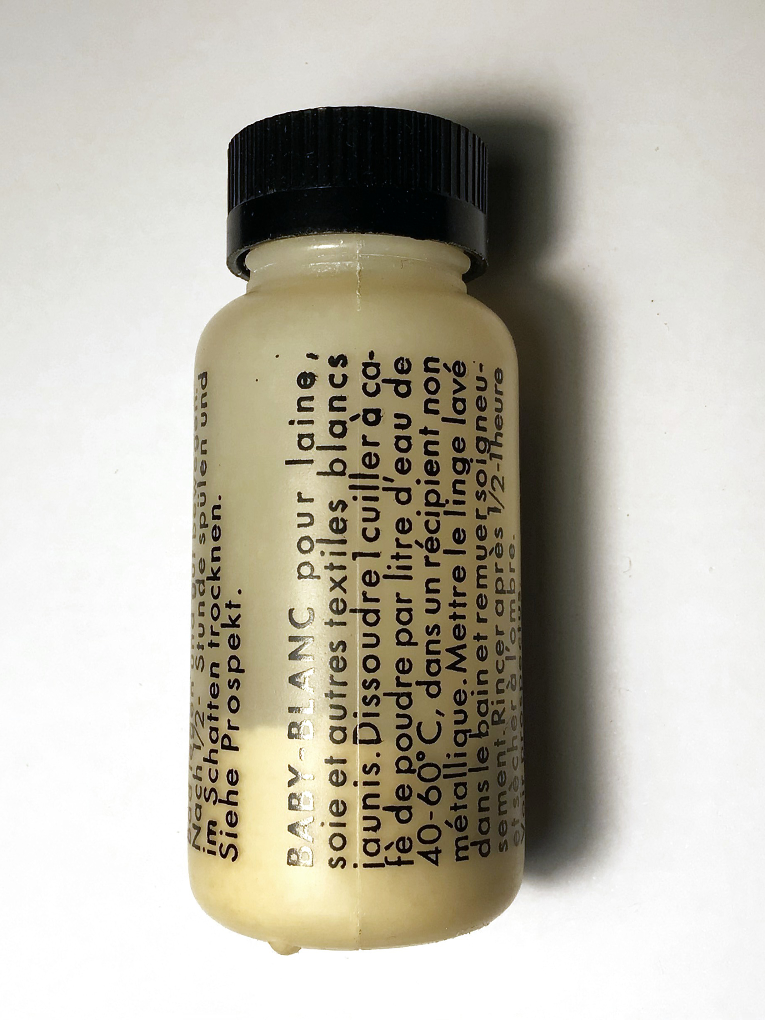 Flacon d'origine de Baby-Blanc